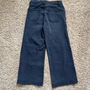 Time and Tru wide leg high rise cropped jeans